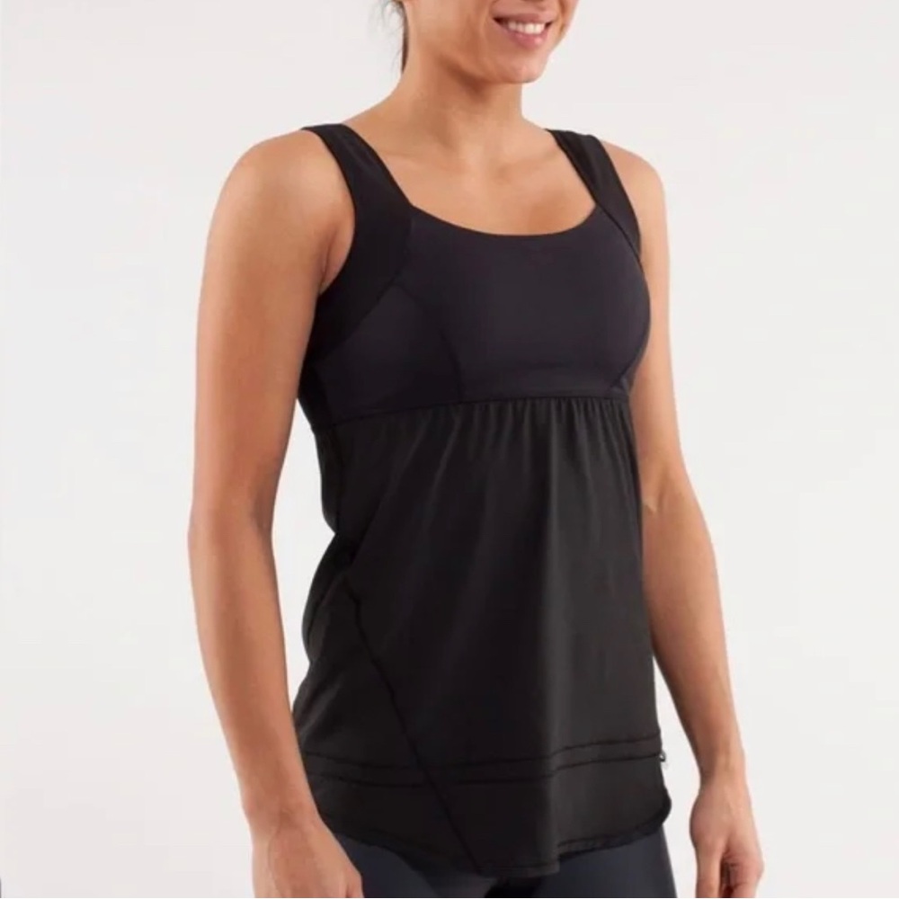 Lululemon Run: Chase Me Tank Black 10